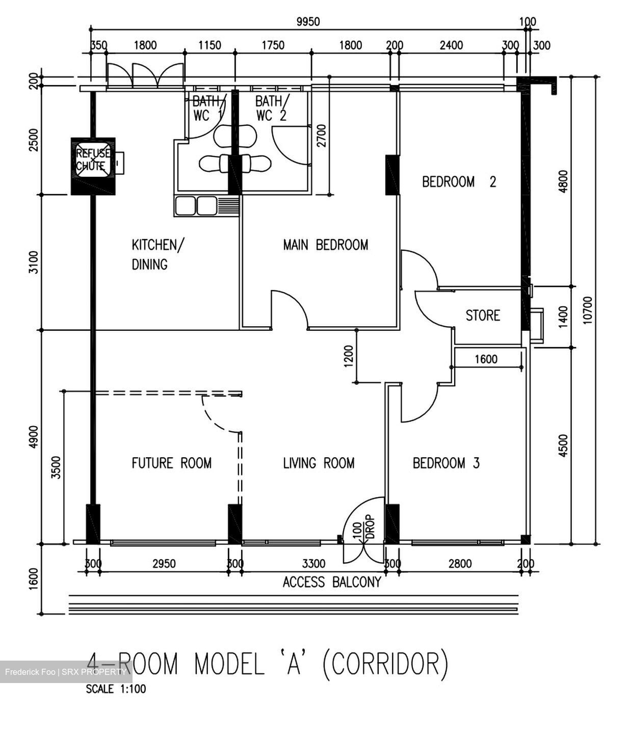 Blk 549 Hougang Street 51 (Hougang), HDB 4 Rooms #518504931